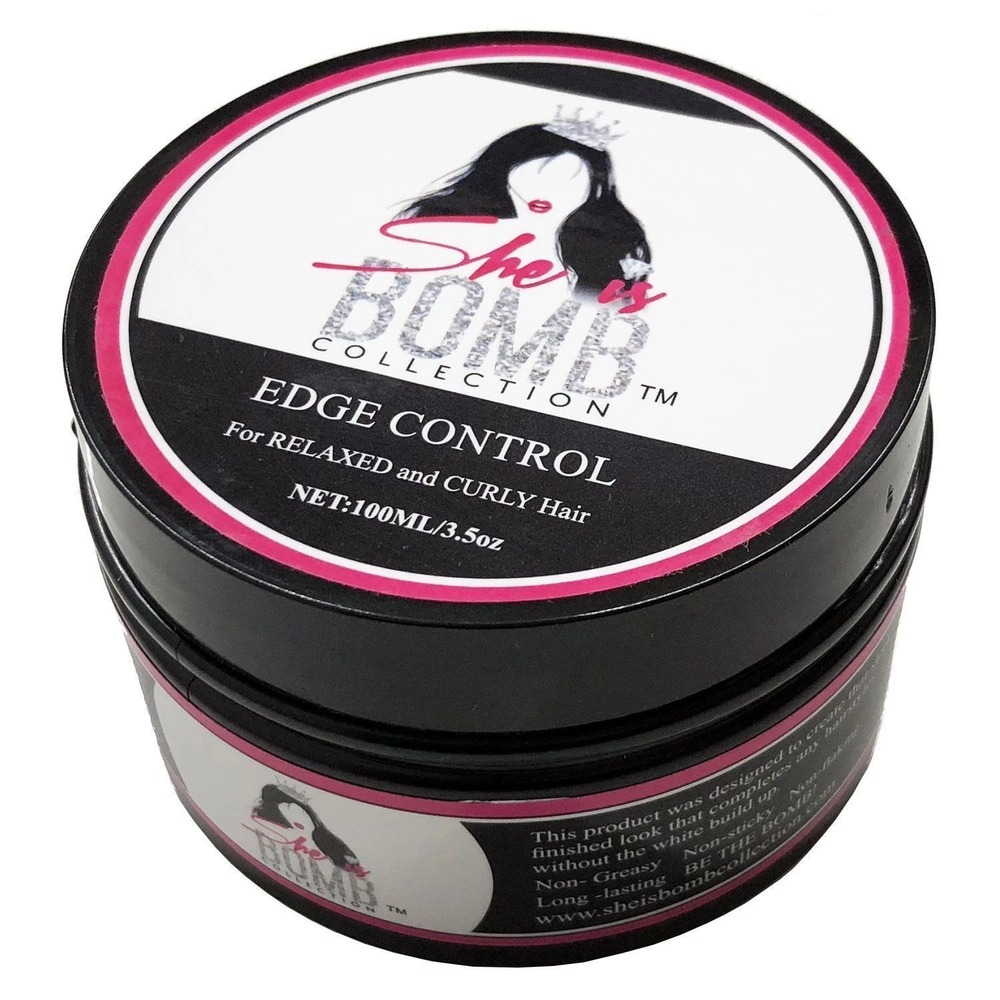 She Is Bomb Collection Edge Control Fast Drying Hair Gel 20ml Travel Size